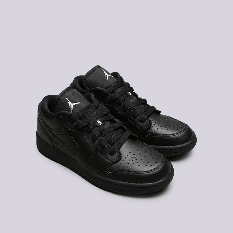 женские черные кроссовки Jordan 1 Low BG 553560-006 - цена, описание, фото 3