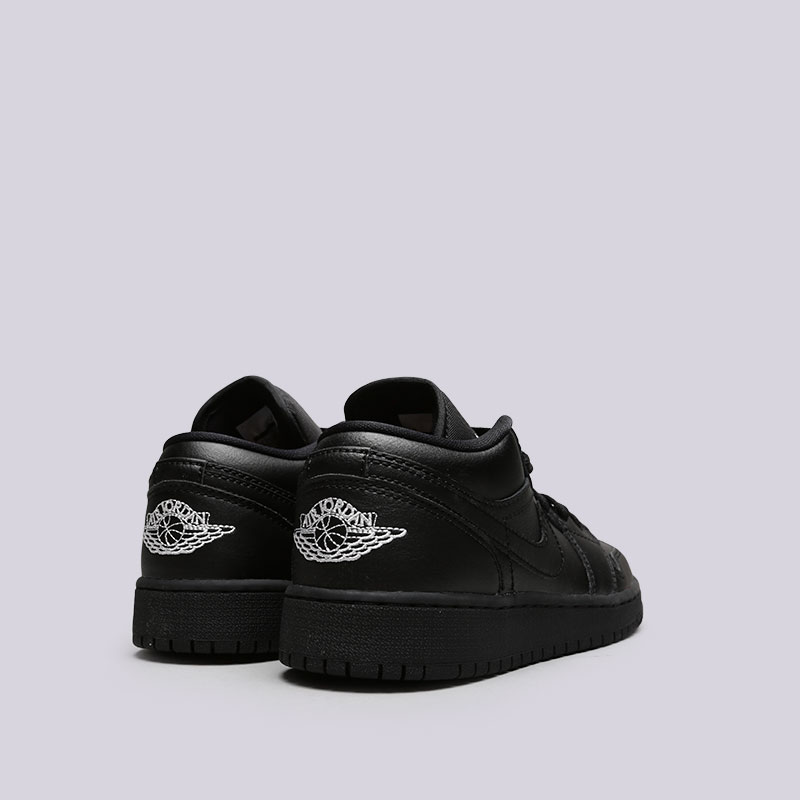 женские черные кроссовки Jordan 1 Low BG 553560-006 - цена, описание, фото 5
