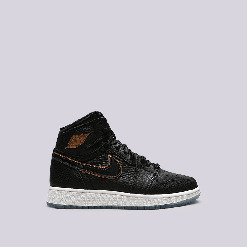 женские черные кроссовки Jordan 1 Retro High OG BG 575441-031 - цена, описание, фото 1