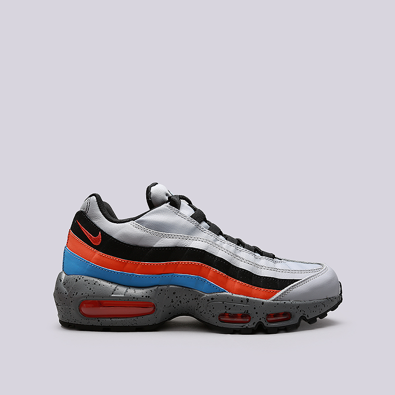 

Кроссовки Nike Air Max 95 PRM, Серый;оранжевый;голубой