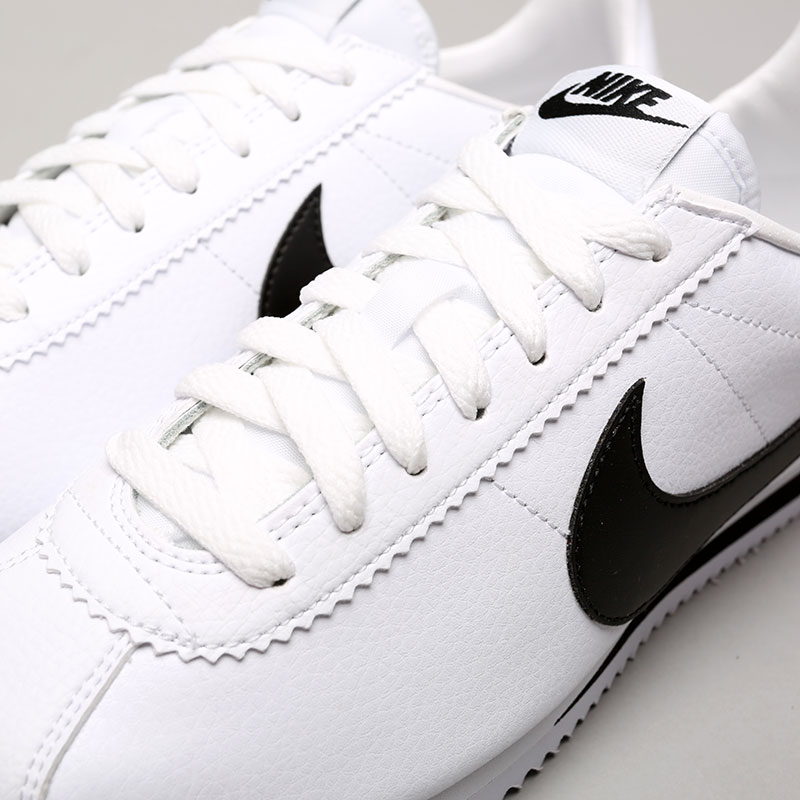 мужские белые кроссовки Nike Classic Cortez Leather 749571-100 - цена, описание, фото 5