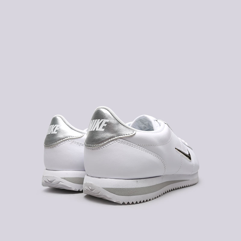 мужские белые кроссовки Nike Cortez Basic Jewel 833238-101 - цена, описание, фото 5