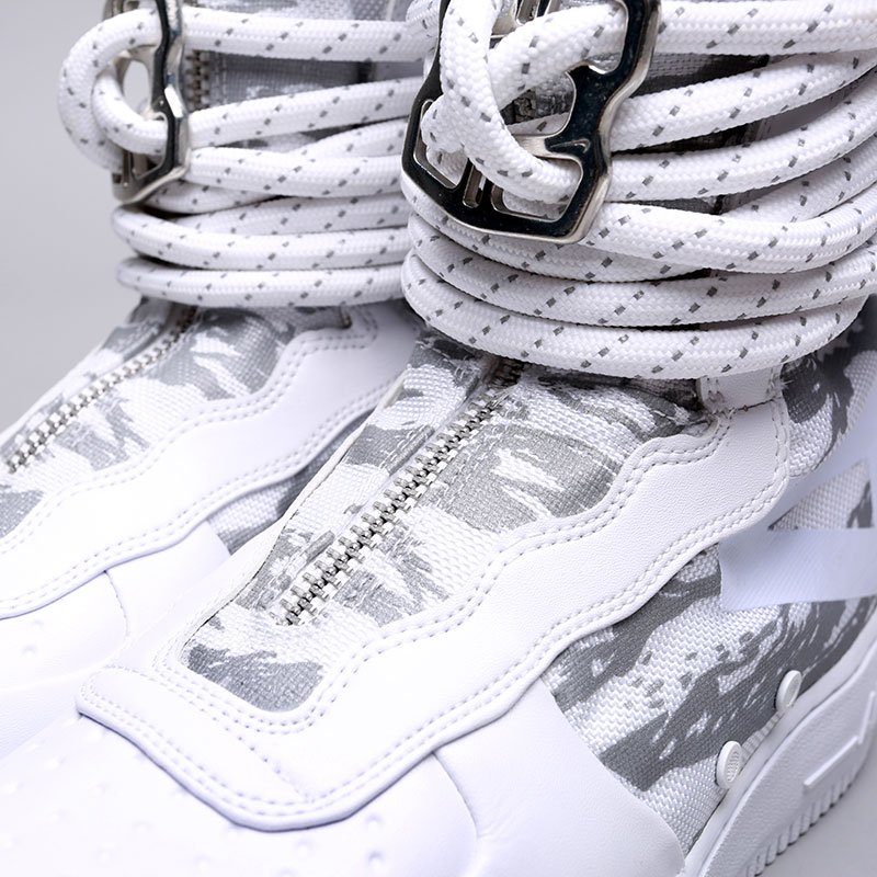 мужские белые кроссовки Nike SF Air Force 1 Hi PRM AA1130-100 - цена, описание, фото 5