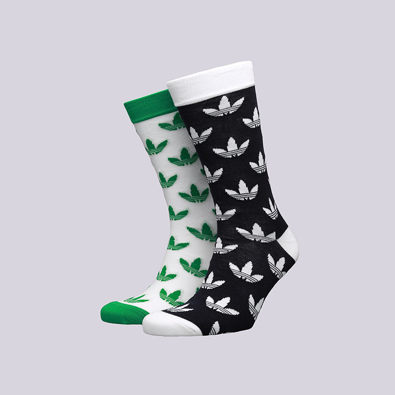 

Носки adidas Trefoil Thin, Белый;чёрный