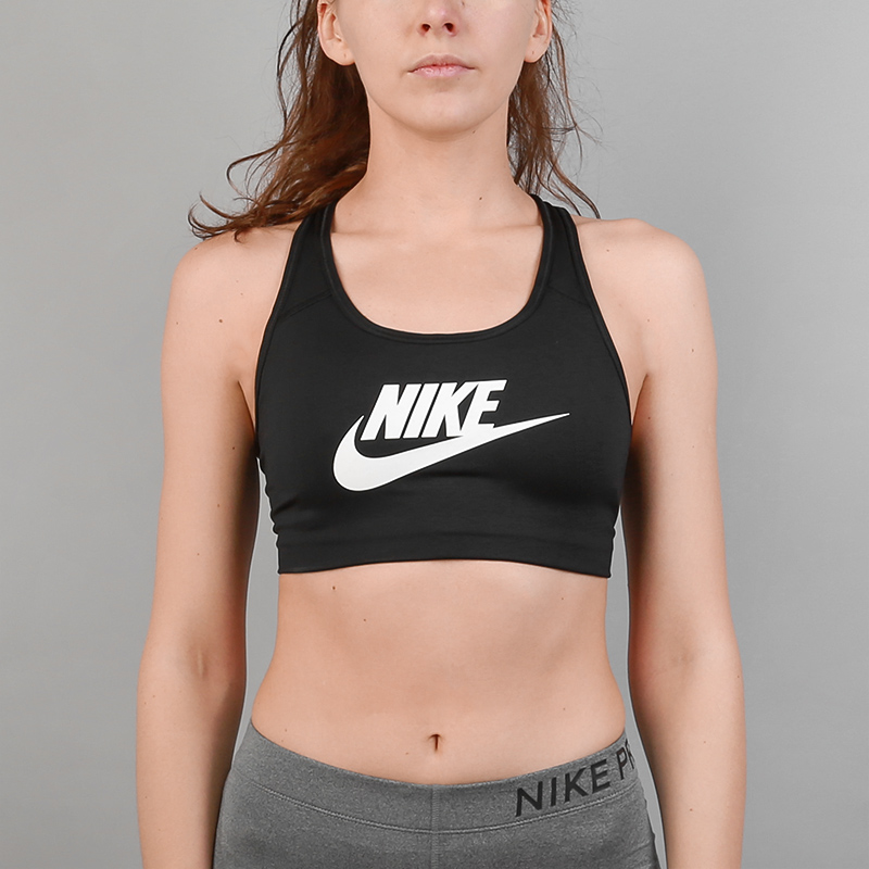 женский черный топ Nike CLASSIC SWOOSH FUTURA 899370-010 - цена, описание, фото 3