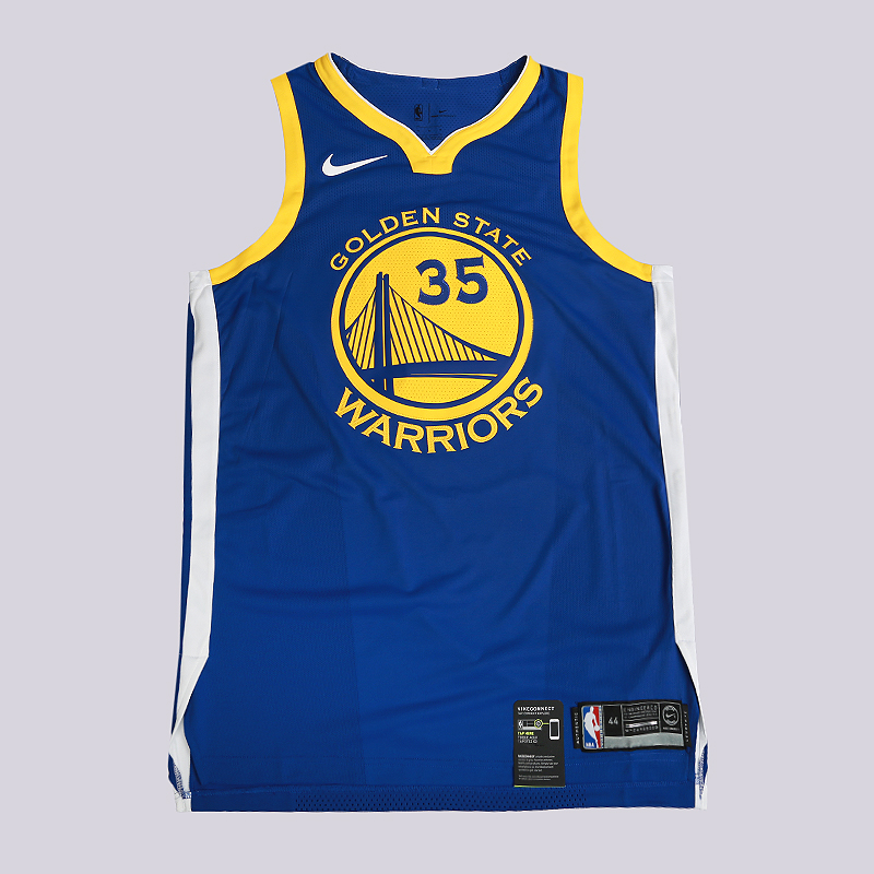 

Майка Nike, Синий, Kevin Durant Icon Edition Authentic Golden State Warriors NBA Connected Jersey