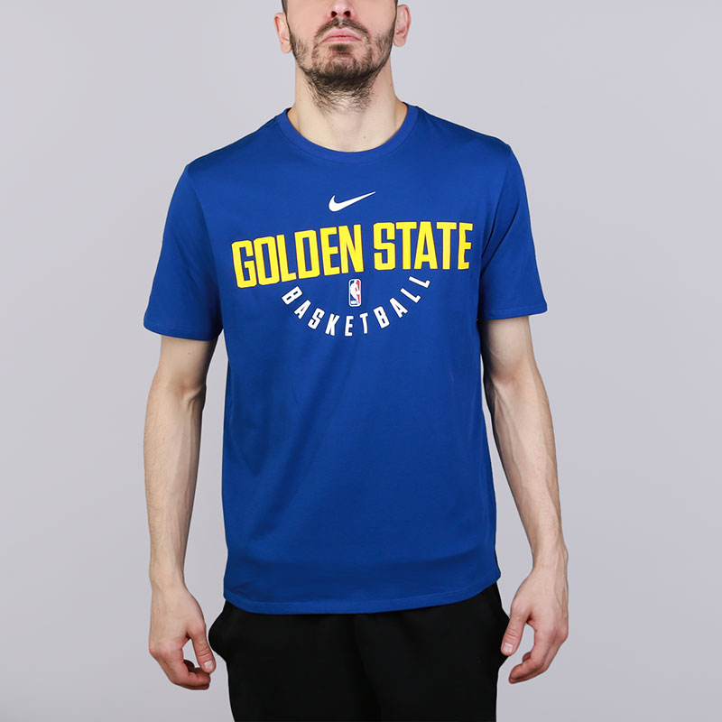 мужская синяя футболка Nike Golden State Warriors 927872-495 - цена, описание, фото 1