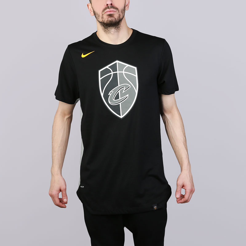 мужская черная футболка Nike Cleveland Cavaliers City Edition 890939-010 - цена, описание, фото 1