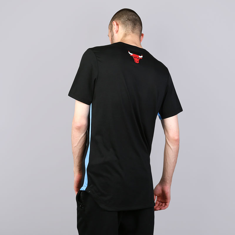 мужская черная футболка Nike Chicago Bulls City Edition 888449-010 - цена, описание, фото 4