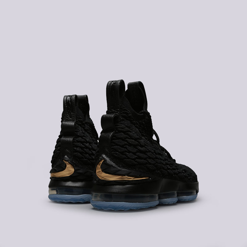 мужские черные баскетбольные кроссовки Nike Lebron XV 897648-006 - цена, описание, фото 4