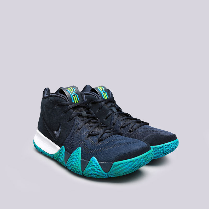 мужские синие баскетбольные кроссовки Nike Kyrie 4 943806-401 - цена, описание, фото 3