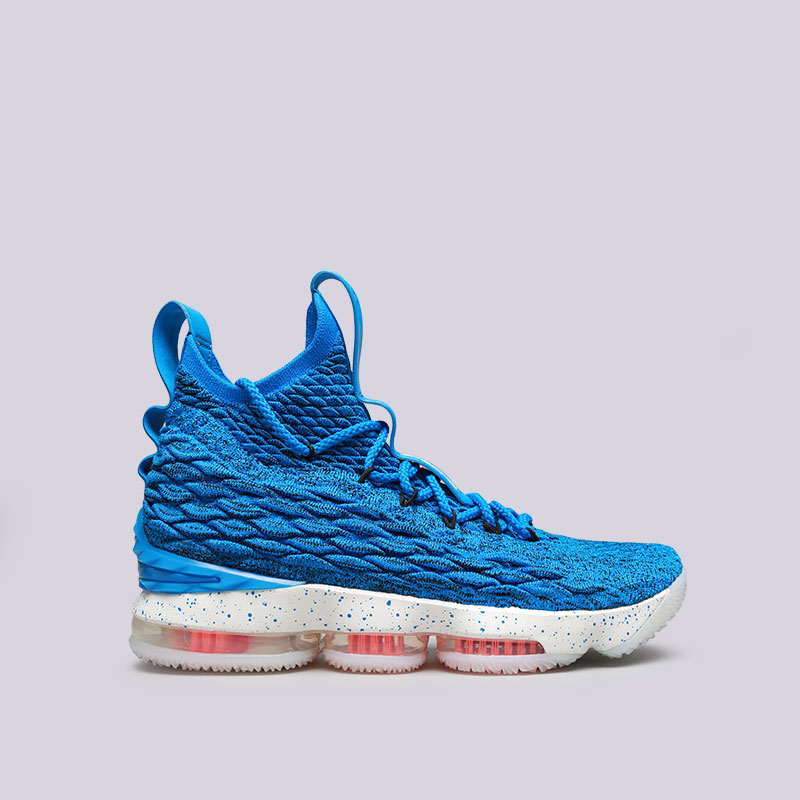 мужские голубые баскетбольные кроссовки Nike Lebron XV 897648-400 - цена, описание, фото 1