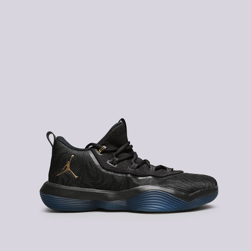 мужские черные баскетбольные кроссовки Jordan Super.Fly 2017 Low AA2547-021 - цена, описание, фото 1