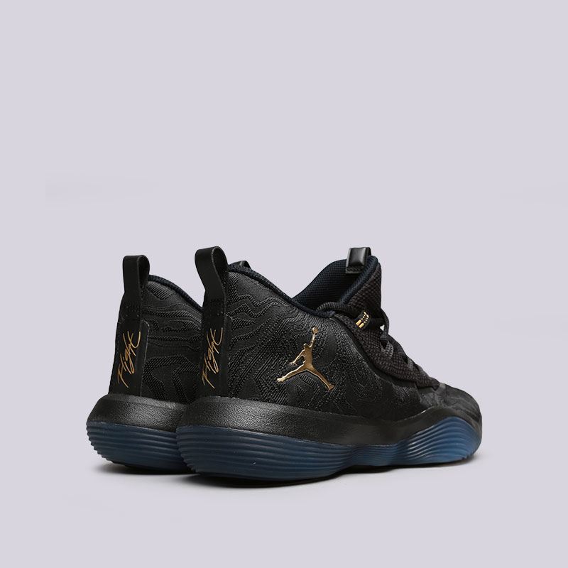 мужские черные баскетбольные кроссовки Jordan Super.Fly 2017 Low AA2547-021 - цена, описание, фото 4