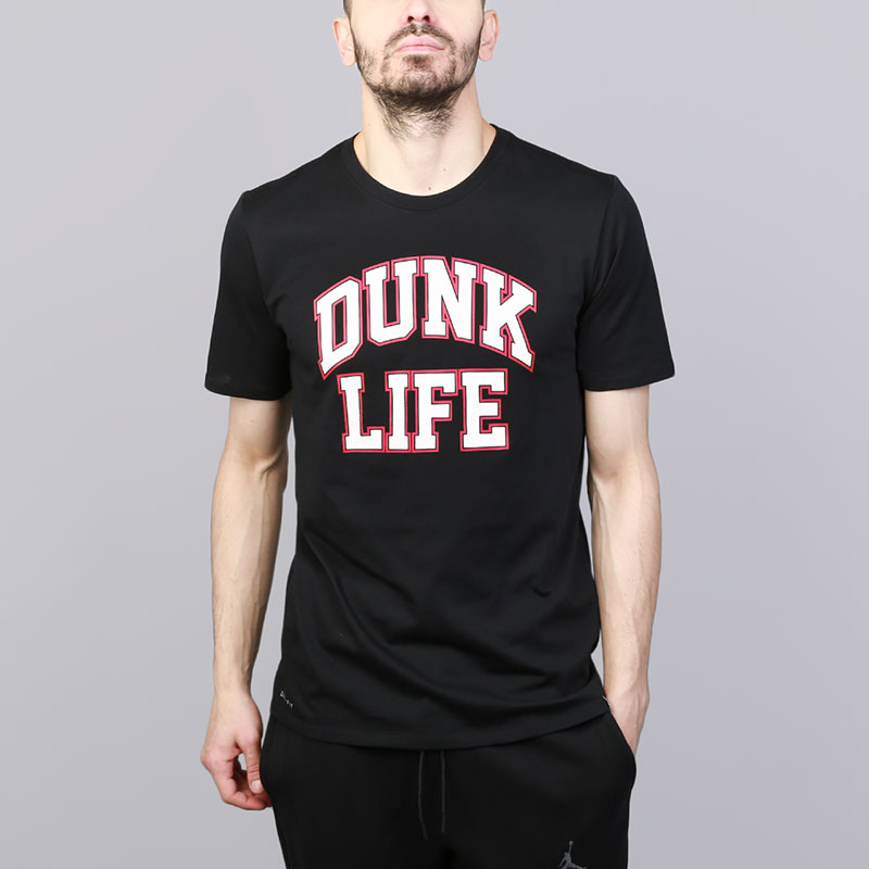 

Футболка Jordan Rise Dunk Life Basketball, Черный