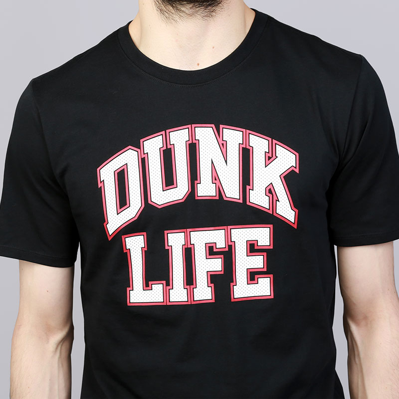 мужская черная футболка Jordan Rise Dunk Life Basketball 895177-011 - цена, описание, фото 2