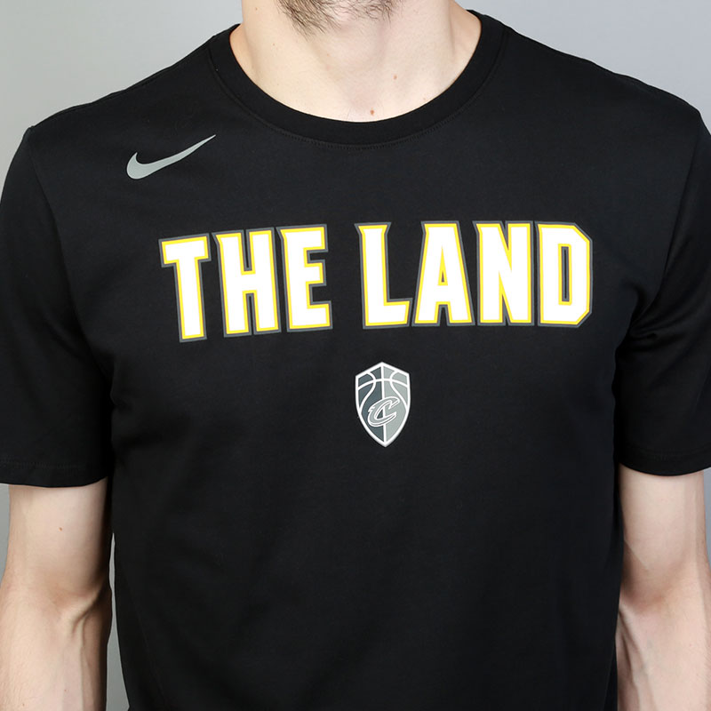 мужская черная футболка Nike Cleveland Cavaliers City Edition 890831-010 - цена, описание, фото 2