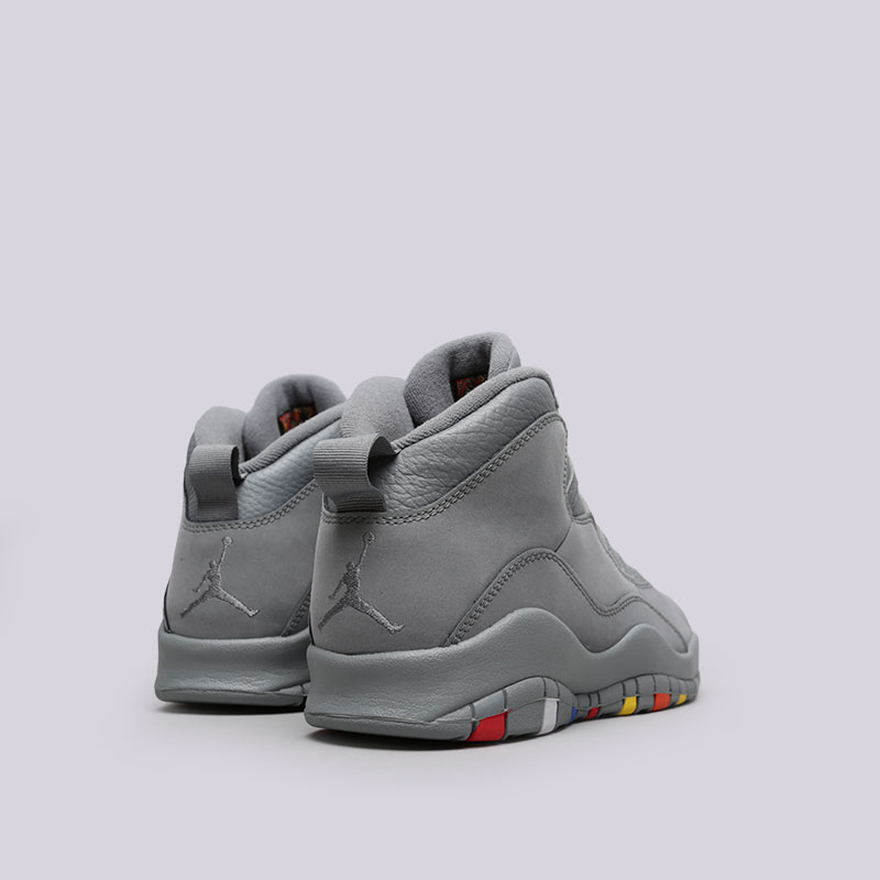 мужские серые кроссовки Jordan X Retro 310805-022 - цена, описание, фото 3