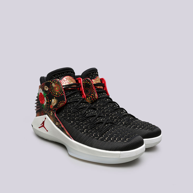мужские черные баскетбольные кроссовки Jordan XXXII CNY AJ6331-042 - цена, описание, фото 5