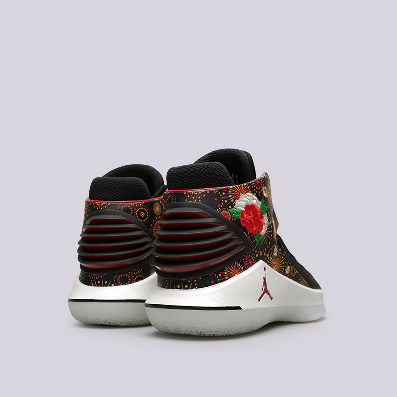 мужские черные баскетбольные кроссовки Jordan XXXII CNY AJ6331-042 - цена, описание, фото 3