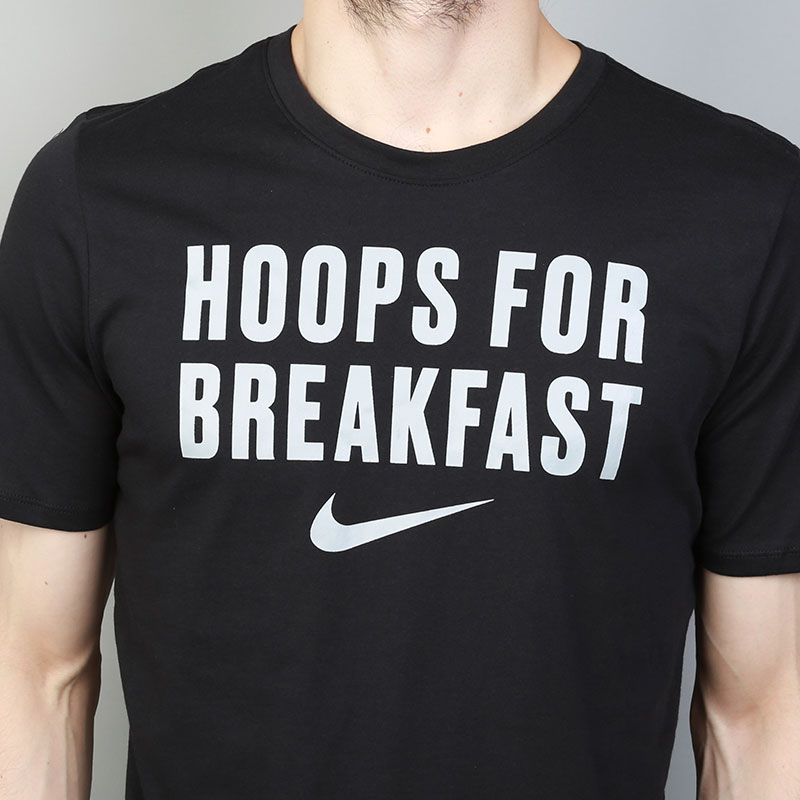 мужская черная футболка Nike Dry Basketball AJ2244-011 - цена, описание, фото 2