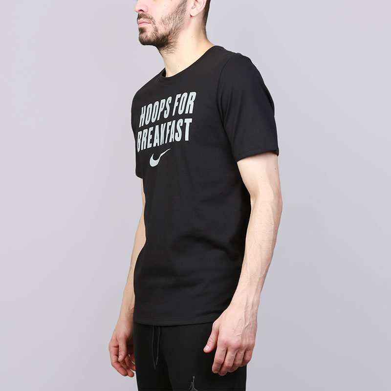 мужская черная футболка Nike Dry Basketball AJ2244-011 - цена, описание, фото 3