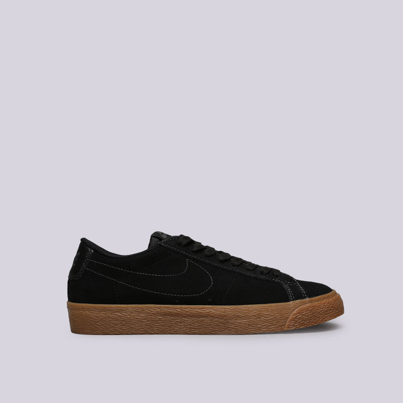 мужские черные кроссовки Nike SB Zoom Blazer Low 864347-002 - цена, описание, фото 1