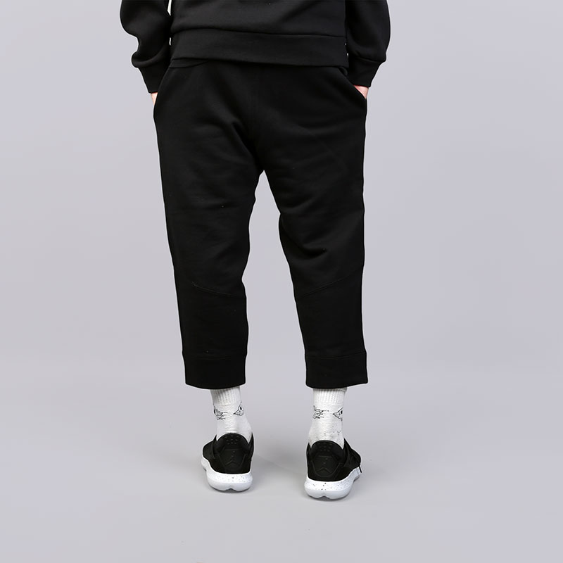 мужские черные брюки Jordan Sportswear Wings 3/4 Fleece 908668-010 - цена, описание, фото 3