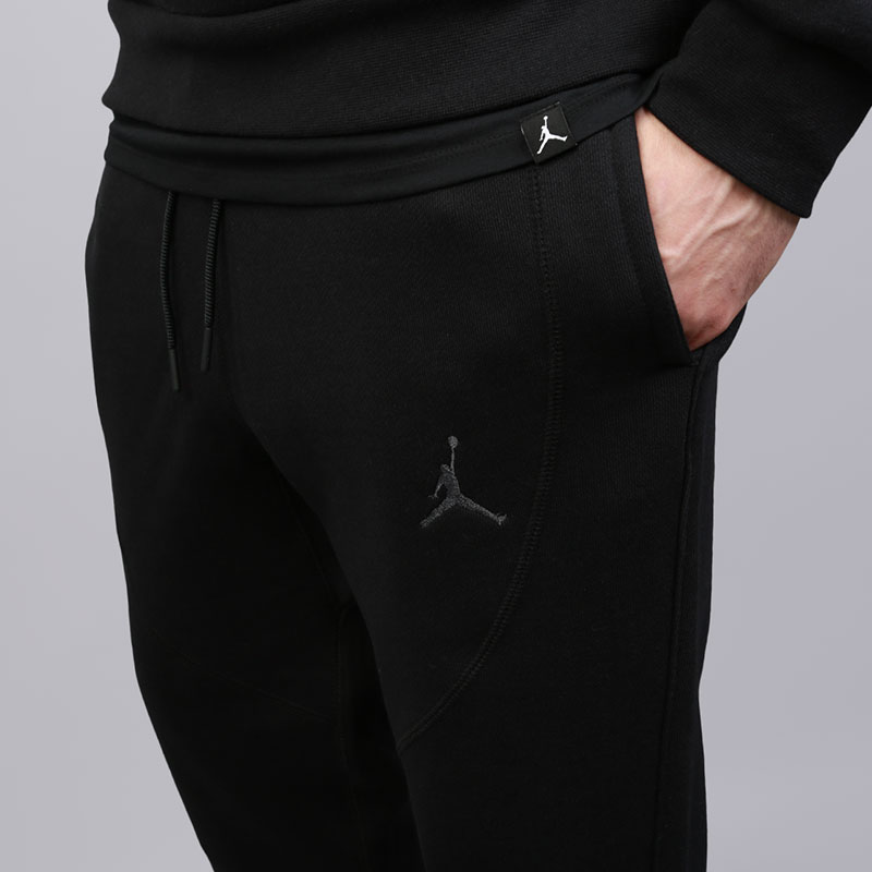 мужские черные брюки Jordan Sportswear Wings 3/4 Fleece 908668-010 - цена, описание, фото 4