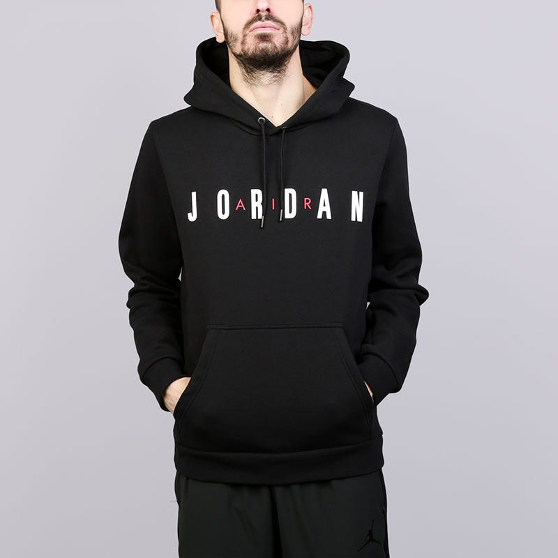 мужская черная толстовка Jordan Flight Fleece Air AH4509-010 - цена, описание, фото 1