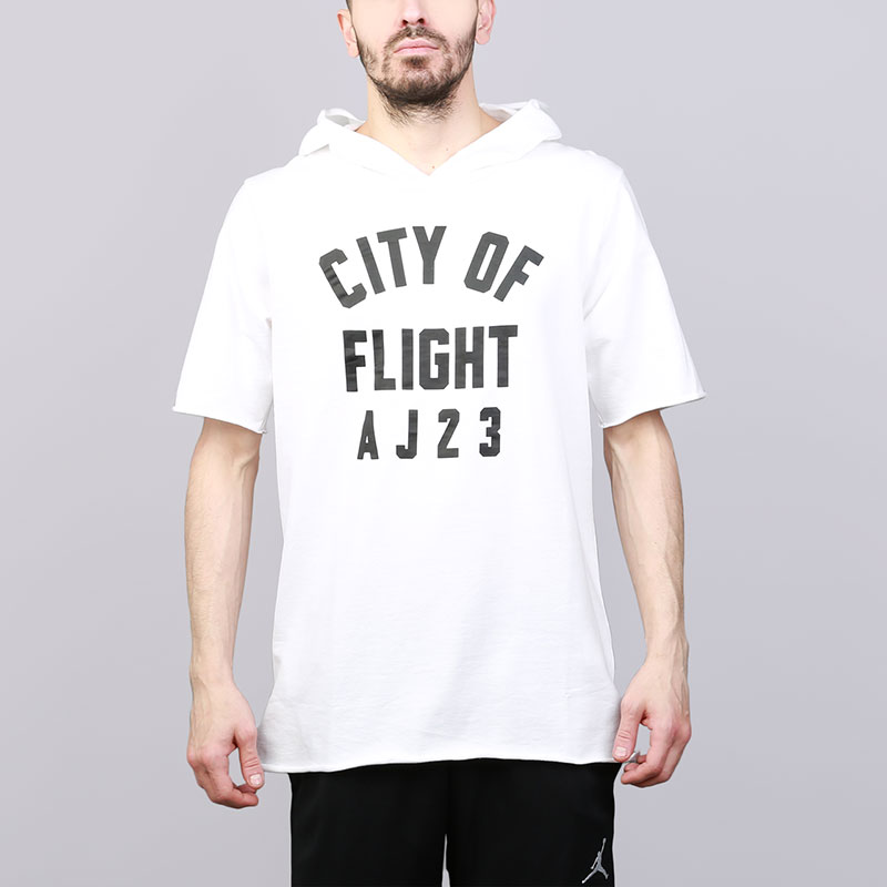 мужская белая толстовка Jordan City Of Flight 911317-100 - цена, описание, фото 1