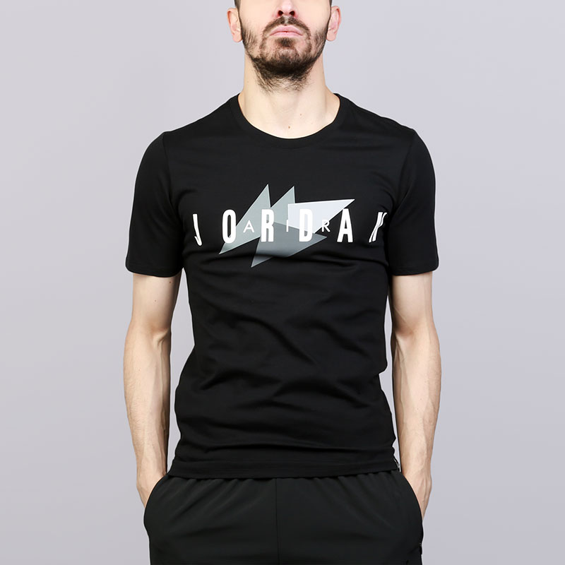 мужская черная футболка Jordan Brand 1 908007-010 - цена, описание, фото 1
