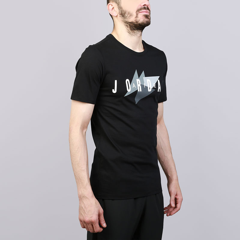 мужская черная футболка Jordan Brand 1 908007-010 - цена, описание, фото 3