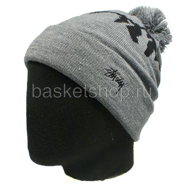 Stussy Шапка (32968-grey)  - цена, описание, фото 1