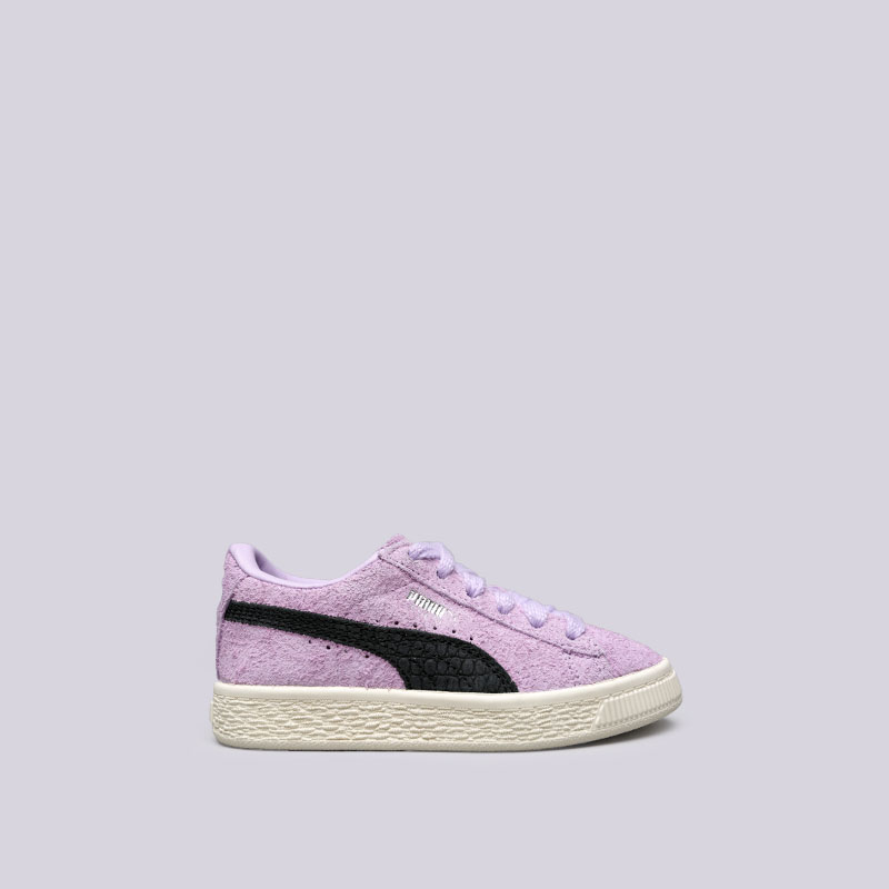 детские фиолетовые кроссовки PUMA Suede Diamond PS 36571102 - цена, описание, фото 1