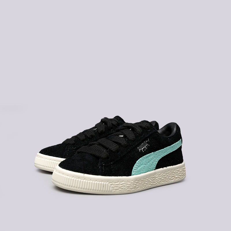 детские черные кроссовки PUMA Suede Diamond PS 36571101 - цена, описание, фото 5