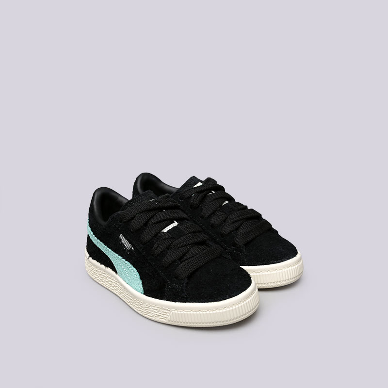 детские черные кроссовки PUMA Suede Diamond PS 36571101 - цена, описание, фото 3