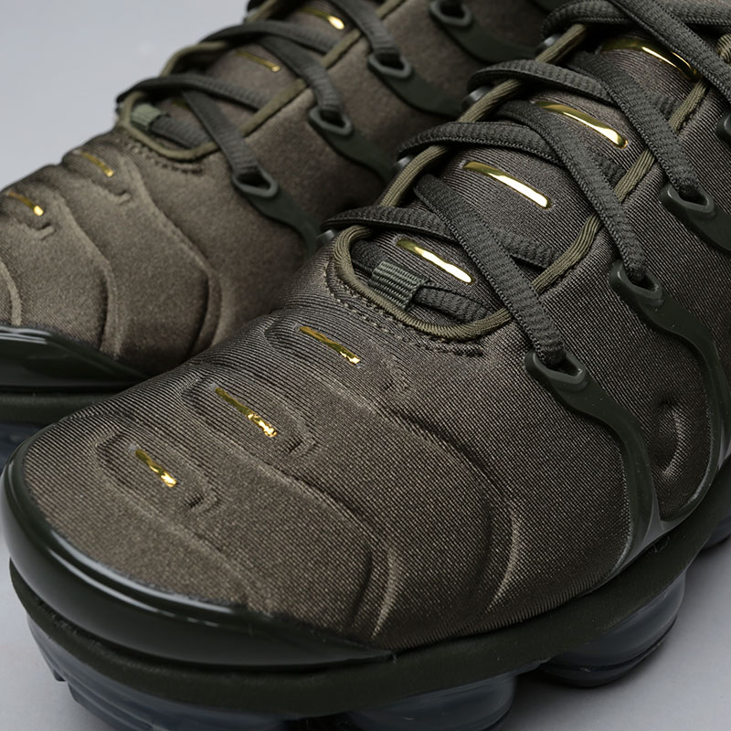 мужские зеленые кроссовки Nike Air Vapormax Plus 924453-300 - цена, описание, фото 5