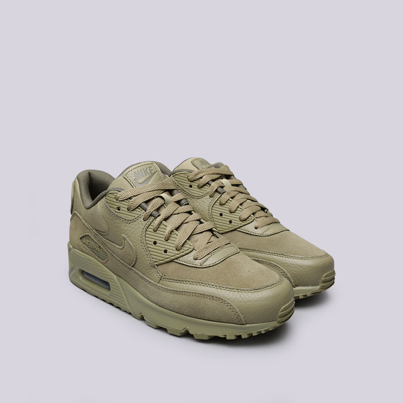 мужские зеленые кроссовки Nike Air Max 90 Premium 700155-202 - цена, описание, фото 3