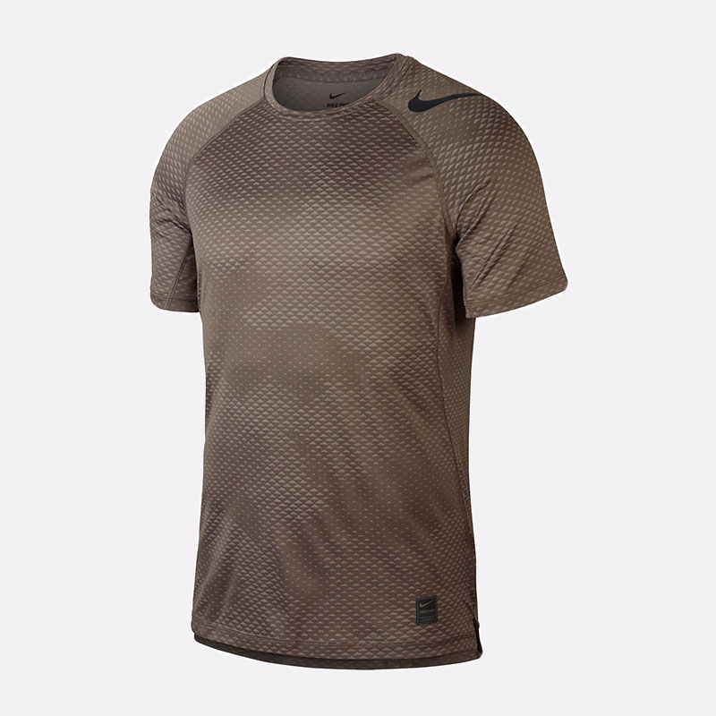 мужская бежевая футболка Nike Pro HyperCool Short-Sleeve Training Top 888291-202 - цена, описание, фото 1