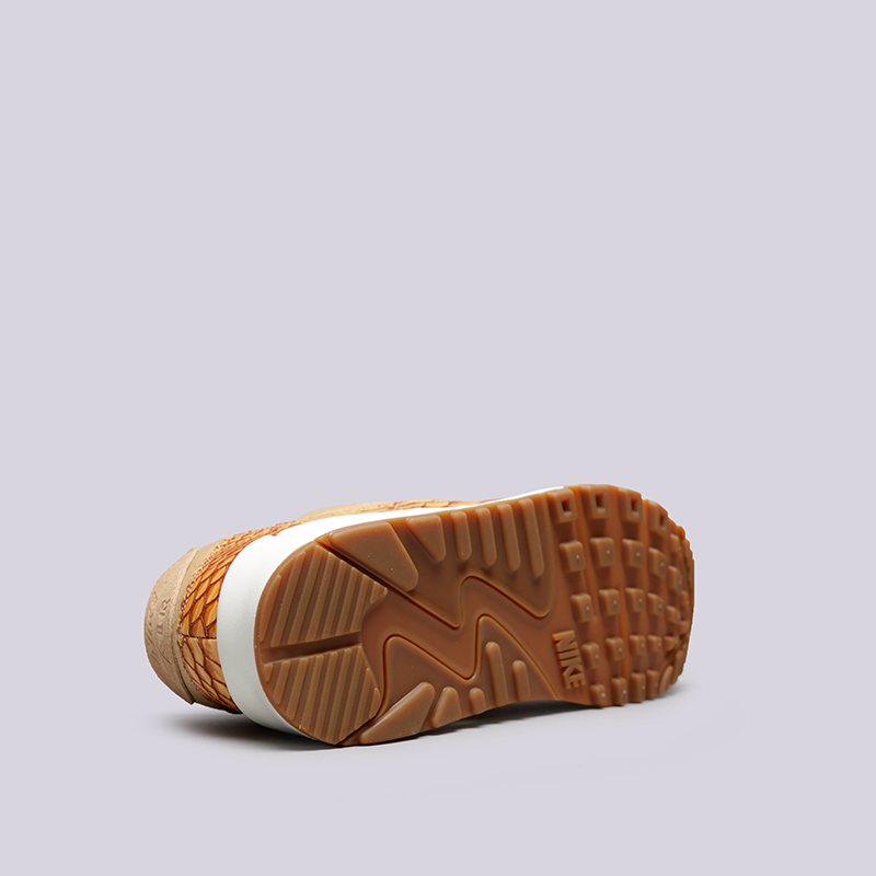 мужские коричневые кроссовки Nike Air Max 90 Premium AH8046-200 - цена, описание, фото 4