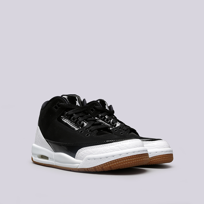 женские черные кроссовки Jordan 3 Retro GG 441140-022 - цена, описание, фото 2