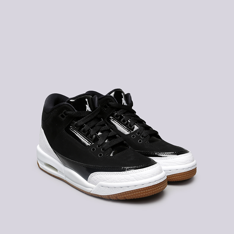 женские черные кроссовки Jordan 3 Retro GG 441140-022 - цена, описание, фото 3