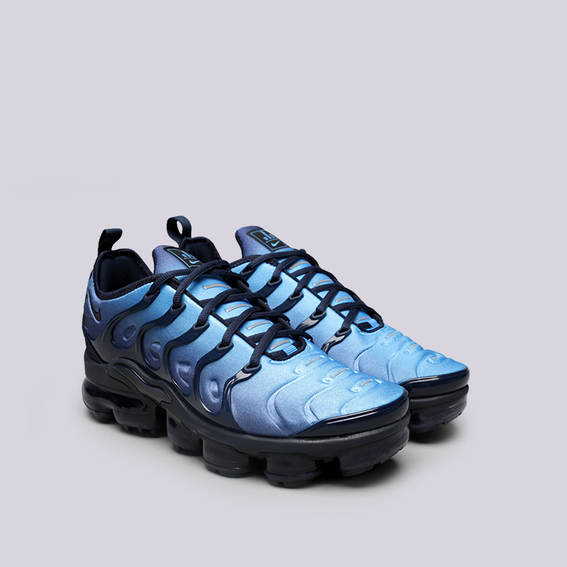 мужские синие кроссовки Nike Air Vapormax Plus 924453-401 - цена, описание, фото 2