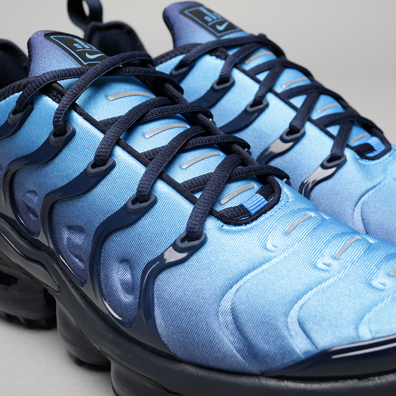 мужские синие кроссовки Nike Air Vapormax Plus 924453-401 - цена, описание, фото 3