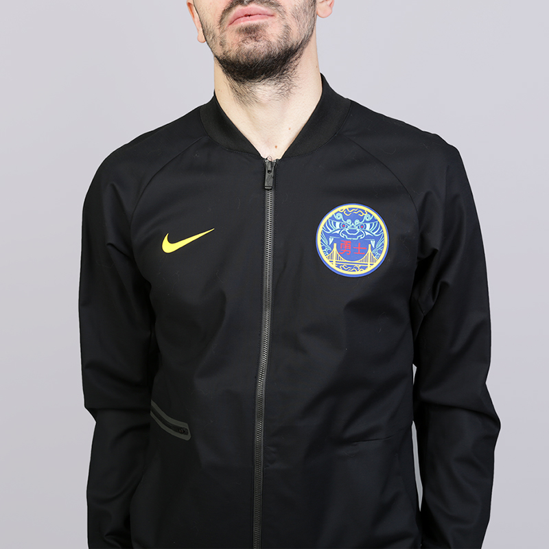 мужская черная куртка Nike Golden State Warriors City Edition 899143-010 - цена, описание, фото 2