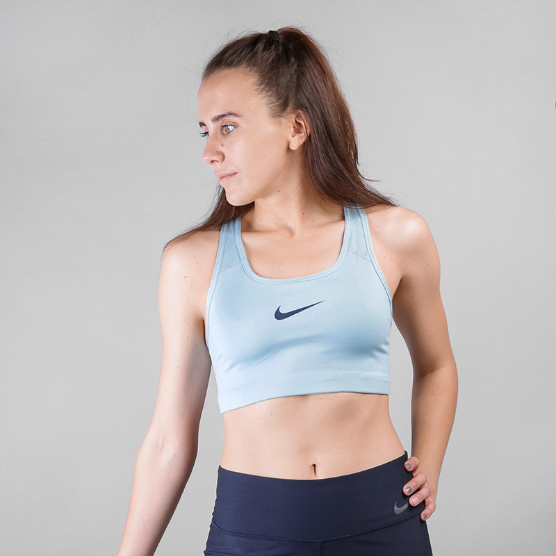 женский голубой топ Nike CLASSIC SWOOSH FUTURA 842398-453 - цена, описание, фото 2