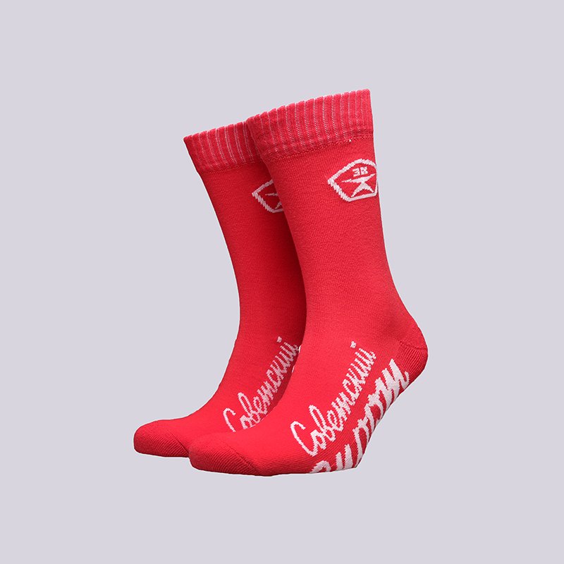 мужские красные носки Запорожец heritage Советский Спорт Спорт3К-мхр/красн - цена, описание, фото 1