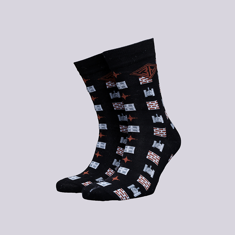 мужские черные носки Запорожец heritage Танк Танк-черный - цена, описание, фото 1