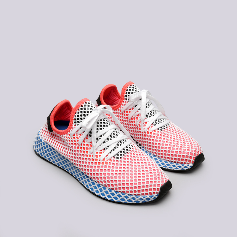 женские красные кроссовки adidas Deerupt Runner W AC8466 - цена, описание, фото 3